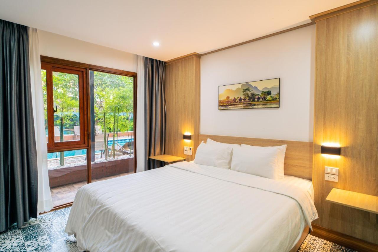 New Champa Boutique Hotel Vientiane Eksteriør bilde