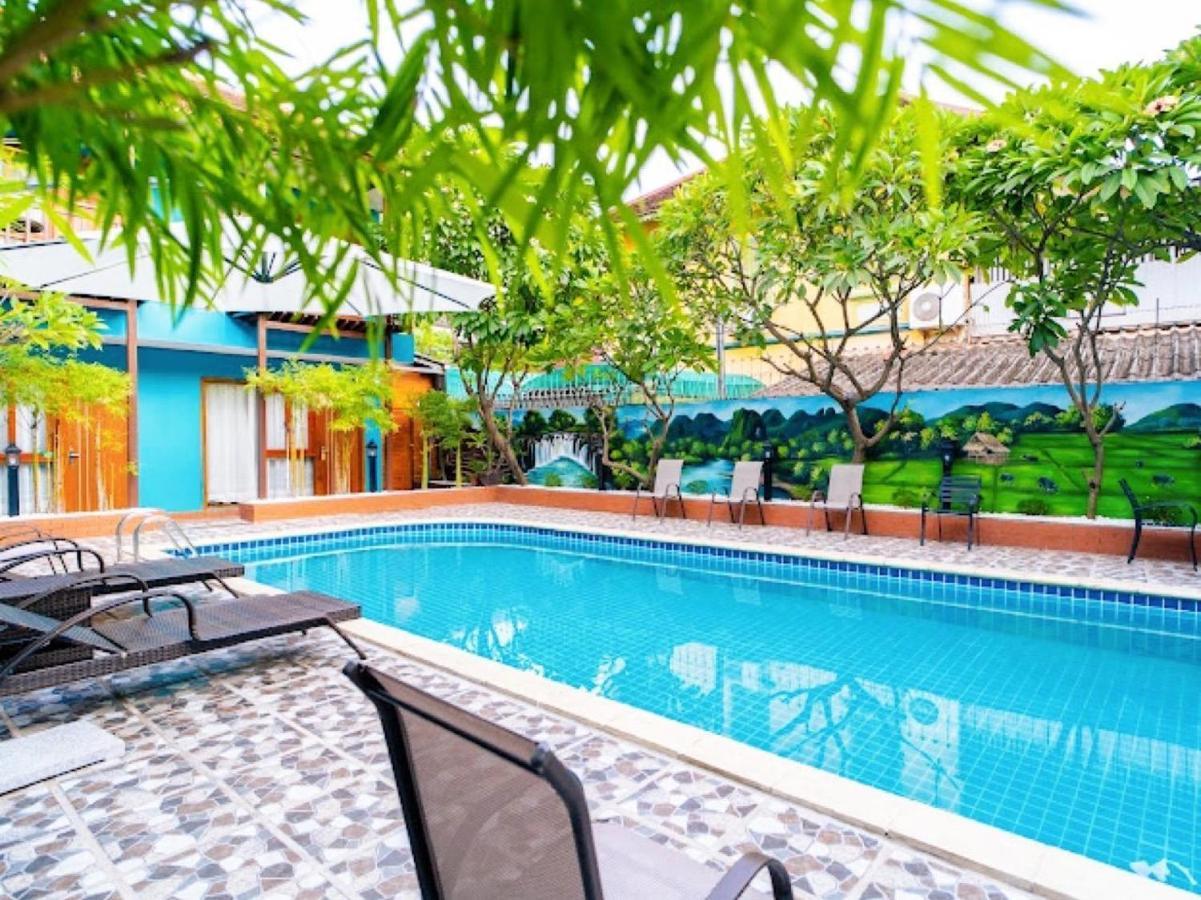 New Champa Boutique Hotel Vientiane Eksteriør bilde