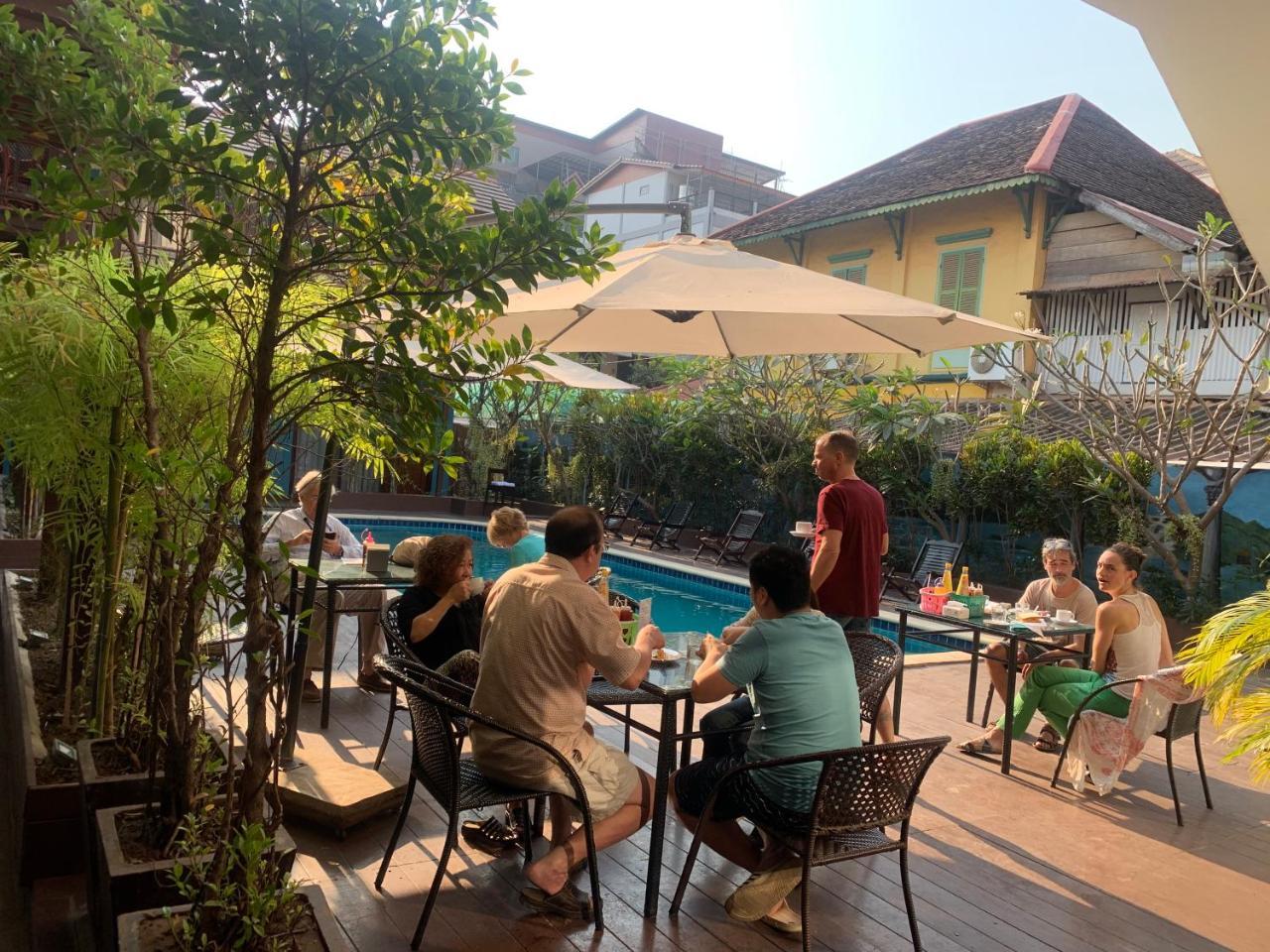 New Champa Boutique Hotel Vientiane Eksteriør bilde